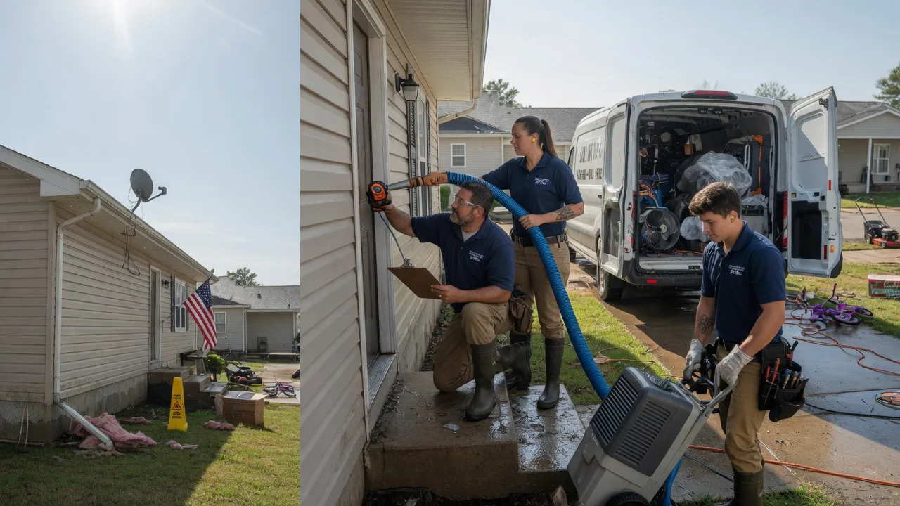 Ceiling Water Damage Restoration in Grand Ridge, IL near me